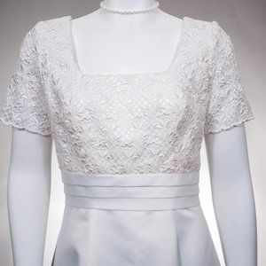 Wedding Dress with Detachable Train